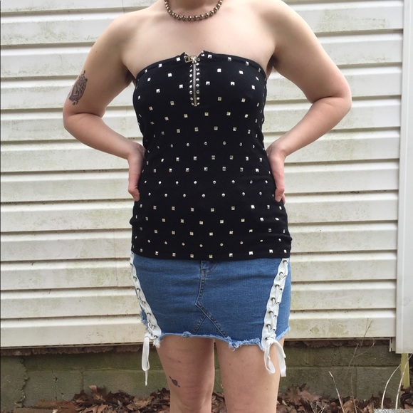 **SOLD** Ur Goth GF Tube Top - Picture 4 of 7
